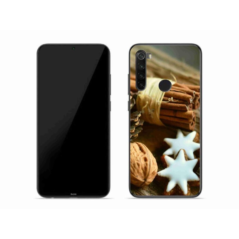 Gelový kryt mmCase na mobil Xiaomi Redmi Note 8 - skořice a perníčky