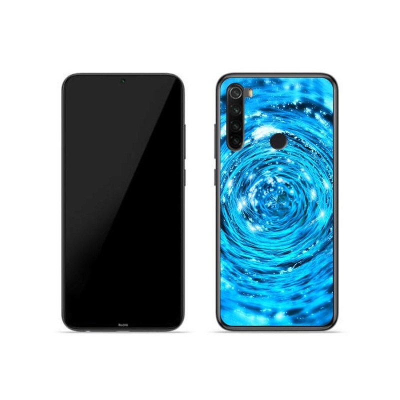 Gelový kryt mmCase na mobil Xiaomi Redmi Note 8 - vodní vír