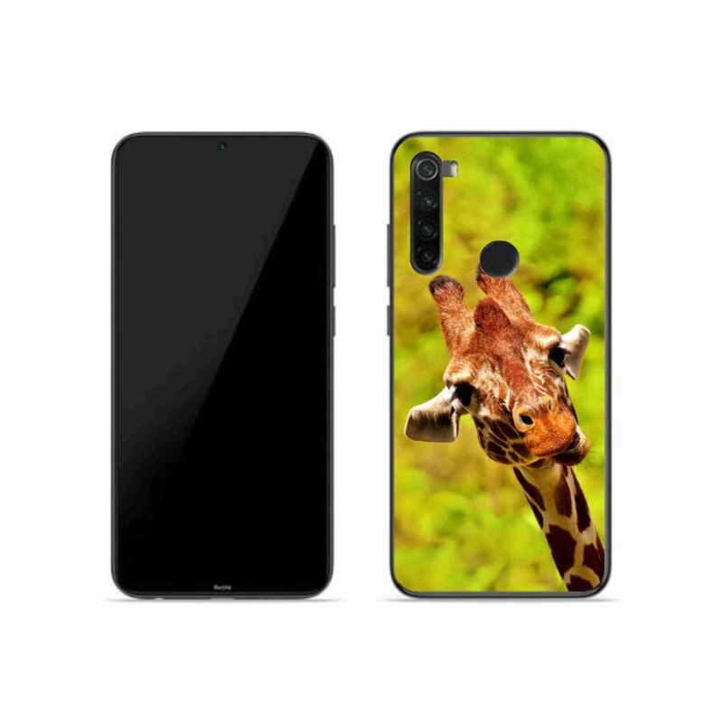 Gelový kryt mmCase na mobil Xiaomi Redmi Note 8 - žirafa