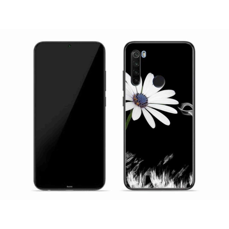 Gelový kryt mmCase na mobil Xiaomi Redmi Note 8T - bílá květina