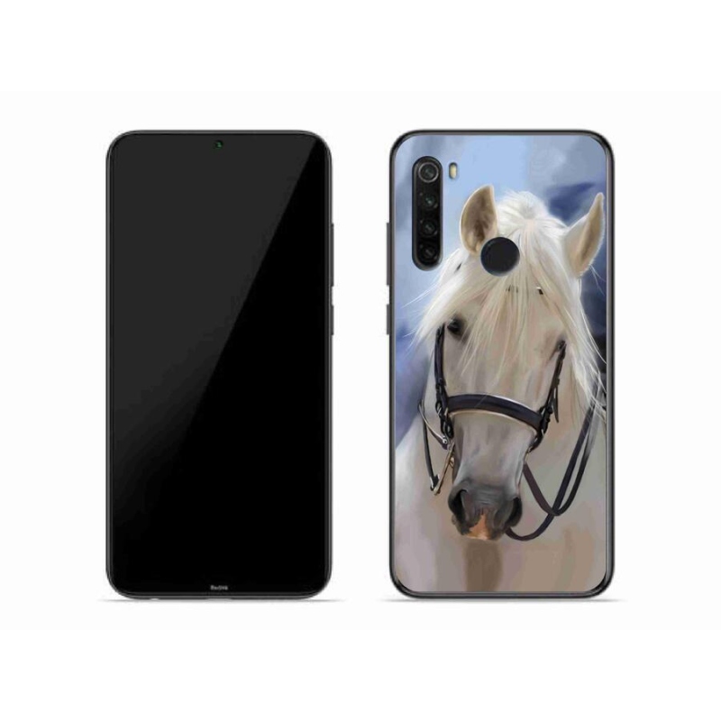 Gelový kryt mmCase na mobil Xiaomi Redmi Note 8T - bílý kůň