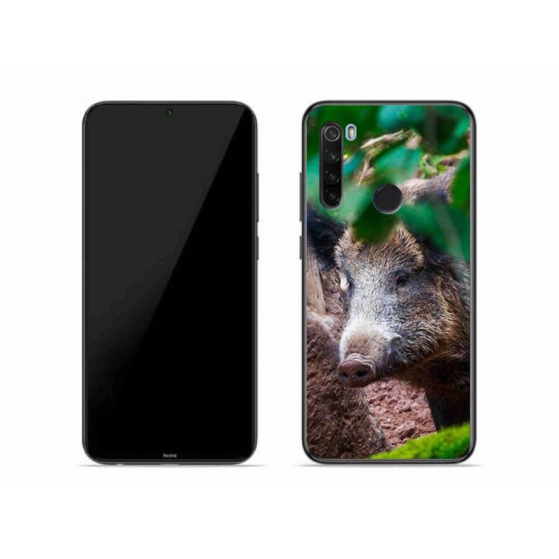 Gelový kryt mmCase na mobil Xiaomi Redmi Note 8T - divoké prase
