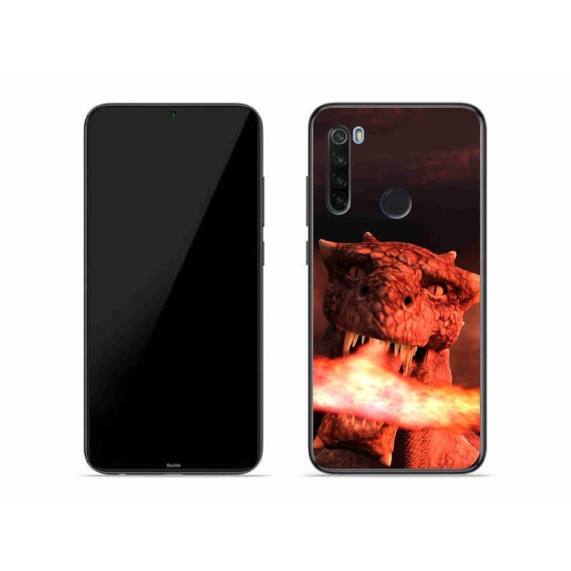 Gelový kryt mmCase na mobil Xiaomi Redmi Note 8T - drak