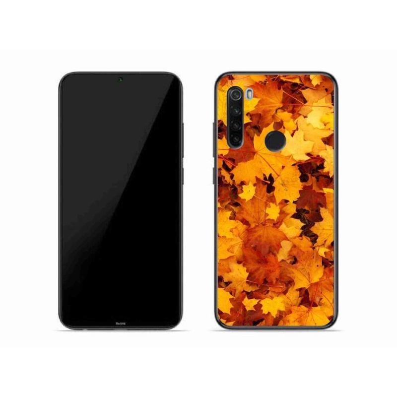 Gelový kryt mmCase na mobil Xiaomi Redmi Note 8T - javorové listy