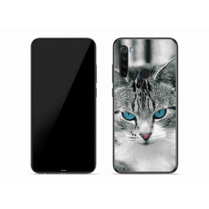 Gelový kryt mmCase na mobil Xiaomi Redmi Note 8T - kočičí pohled 1