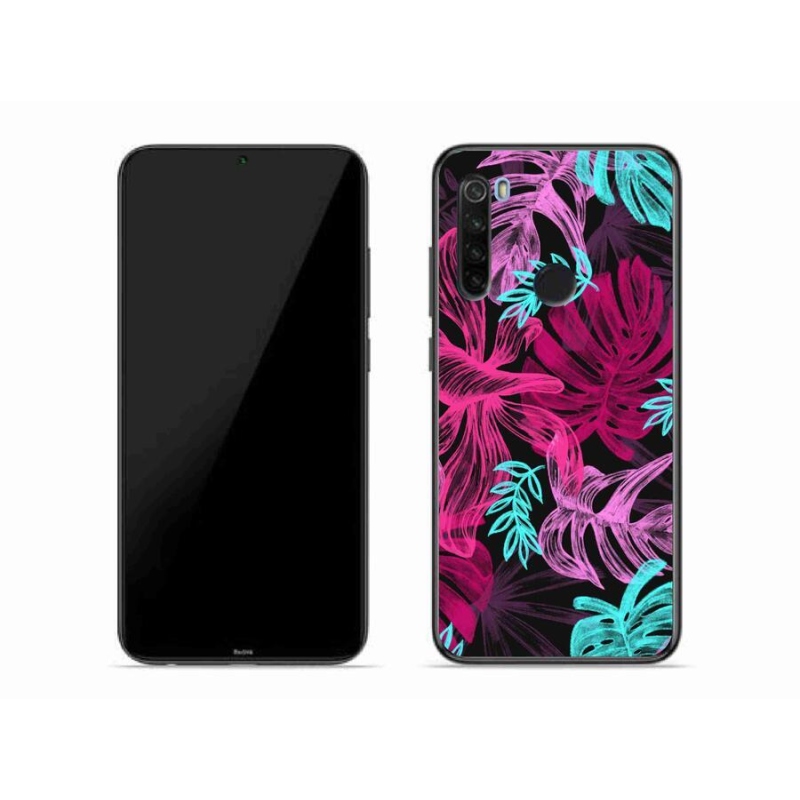 Gelový kryt mmCase na mobil Xiaomi Redmi Note 8T - květiny 1