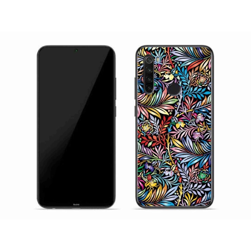Gelový kryt mmCase na mobil Xiaomi Redmi Note 8T - květiny 5