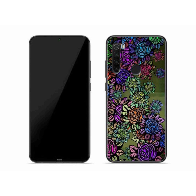 Gelový kryt mmCase na mobil Xiaomi Redmi Note 8T - květiny 6