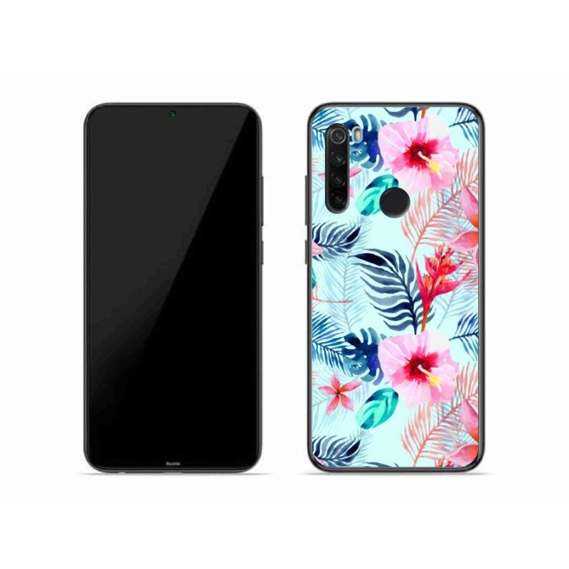 Gelový kryt mmCase na mobil Xiaomi Redmi Note 8T - květiny