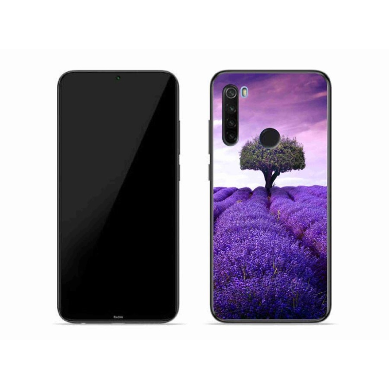 Gelový kryt mmCase na mobil Xiaomi Redmi Note 8T - levandulová louka
