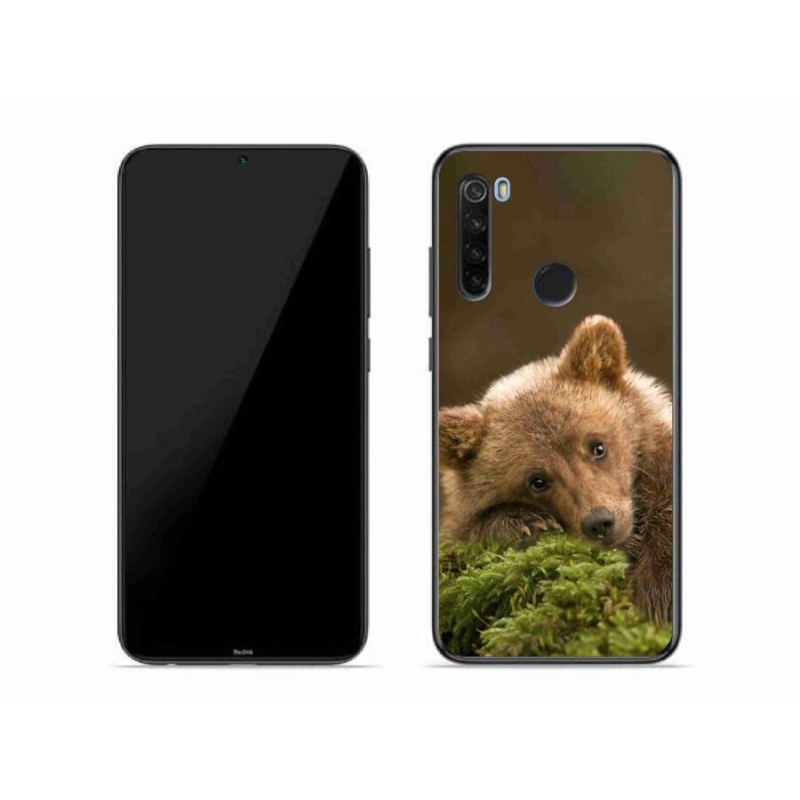 Gelový kryt mmCase na mobil Xiaomi Redmi Note 8T - medvěd
