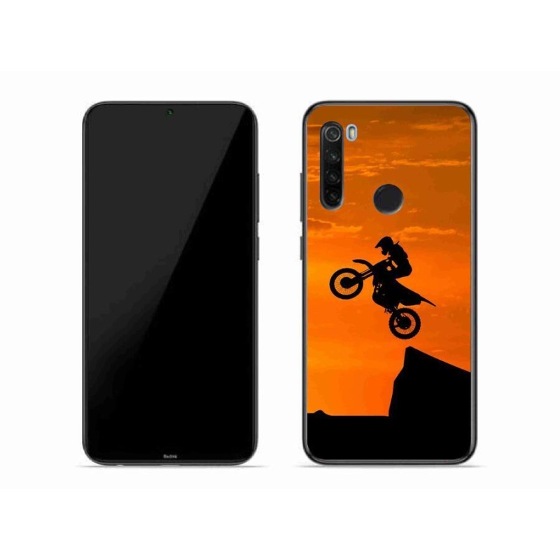 Gelový kryt mmCase na mobil Xiaomi Redmi Note 8T - motocross