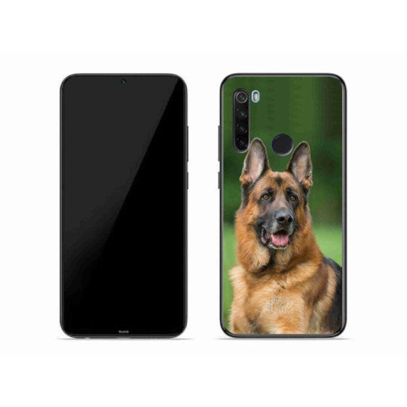 Gelový kryt mmCase na mobil Xiaomi Redmi Note 8T - německý ovčák