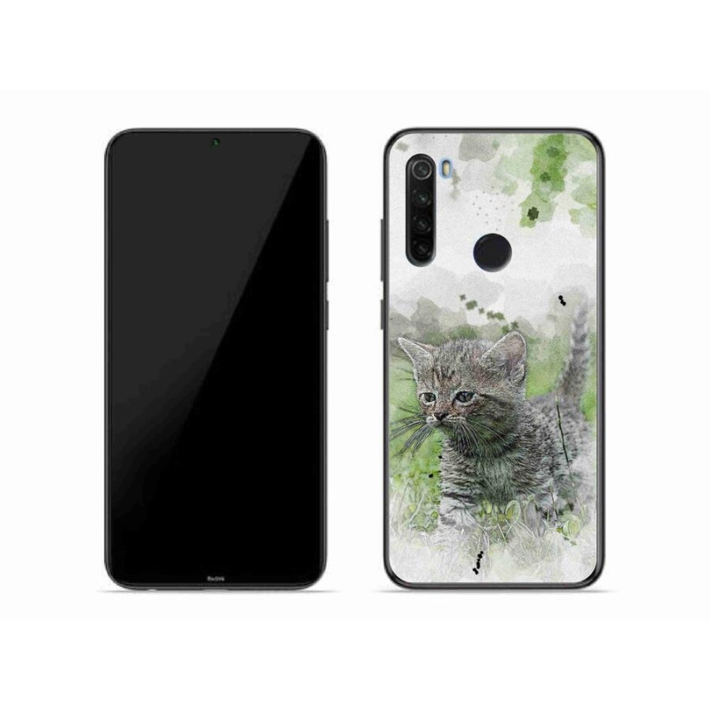 Gelový kryt mmCase na mobil Xiaomi Redmi Note 8T - roztomilé kotě 1