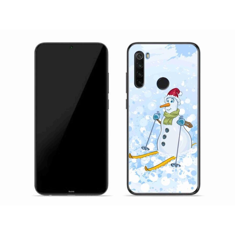 Gelový kryt mmCase na mobil Xiaomi Redmi Note 8T - sněhulák
