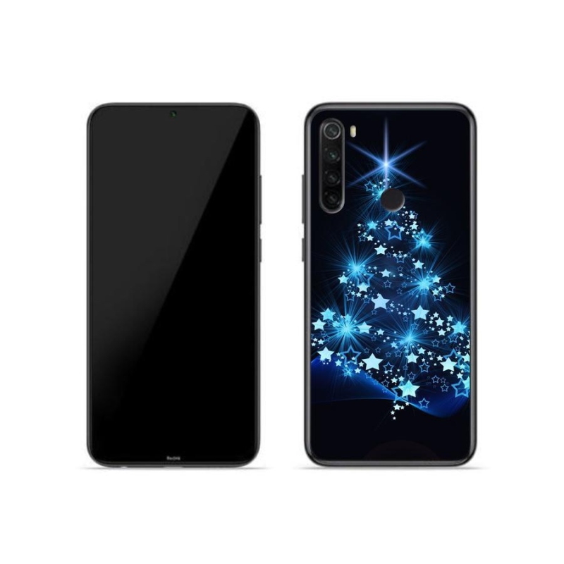 Gelový kryt mmCase na mobil Xiaomi Redmi Note 8T - vánoční stromek