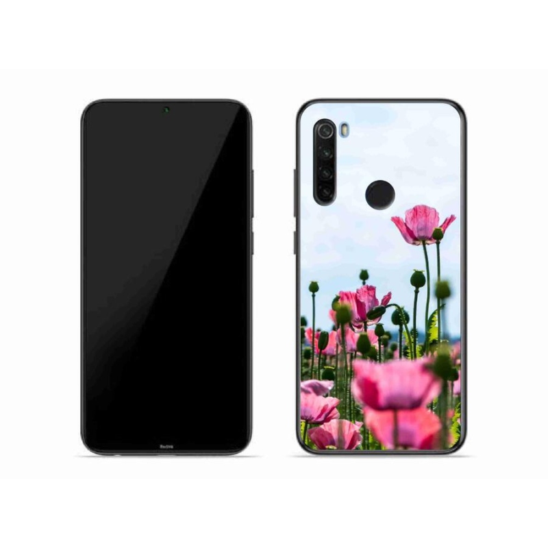 Gelový kryt mmCase na mobil Xiaomi Redmi Note 8T - vlčí mák