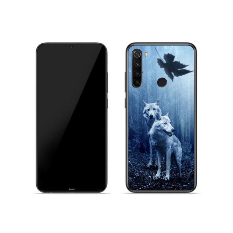 Gelový kryt mmCase na mobil Xiaomi Redmi Note 8T - vlci v lese