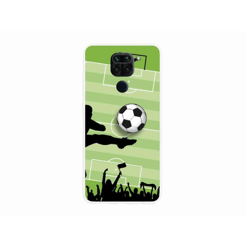 Gelový kryt mmCase na mobil Xiaomi Redmi Note 9 - fotbal 3