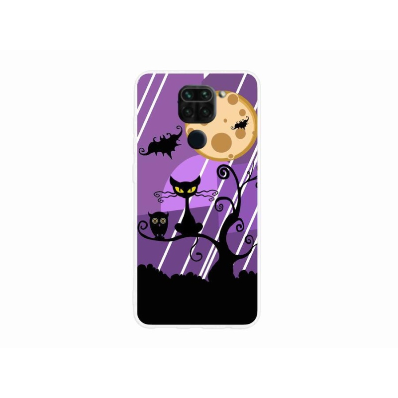 Gelový kryt mmCase na mobil Xiaomi Redmi Note 9 - halloween