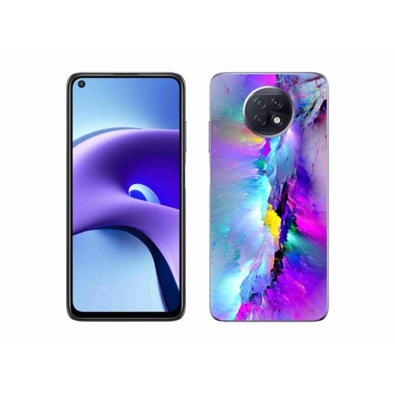 Gelový kryt mmCase na mobil Xiaomi Redmi Note 9T 5G - abstrakt