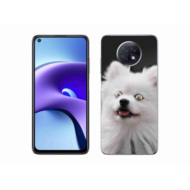 Gelový kryt mmCase na mobil Xiaomi Redmi Note 9T 5G - bílý špic
