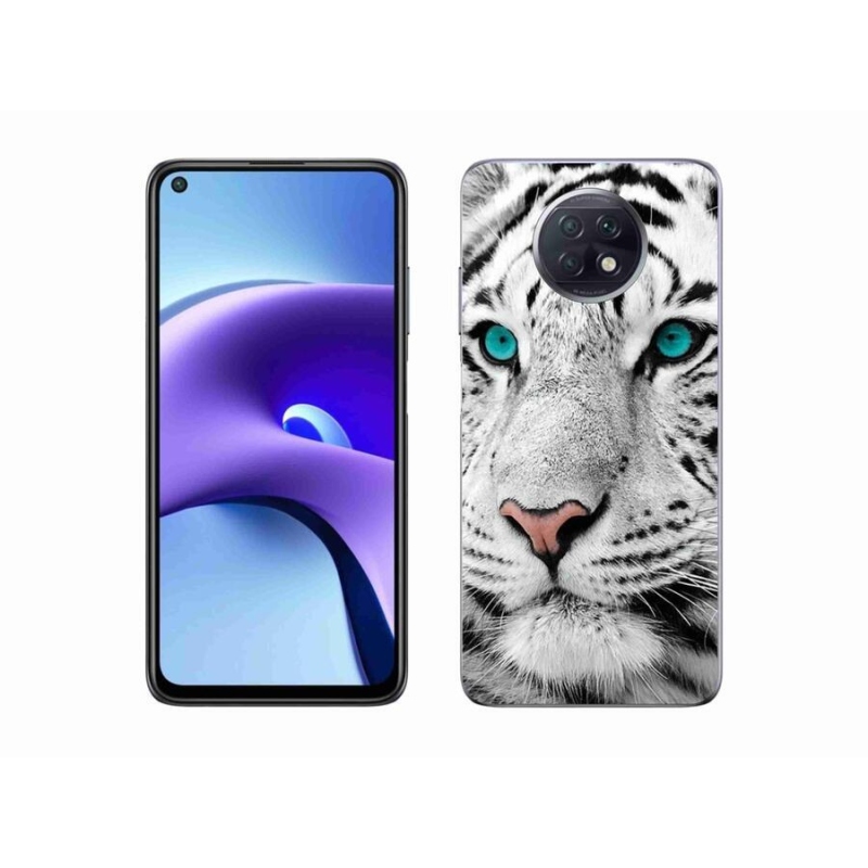 Gelový kryt mmCase na mobil Xiaomi Redmi Note 9T 5G - bílý tygr