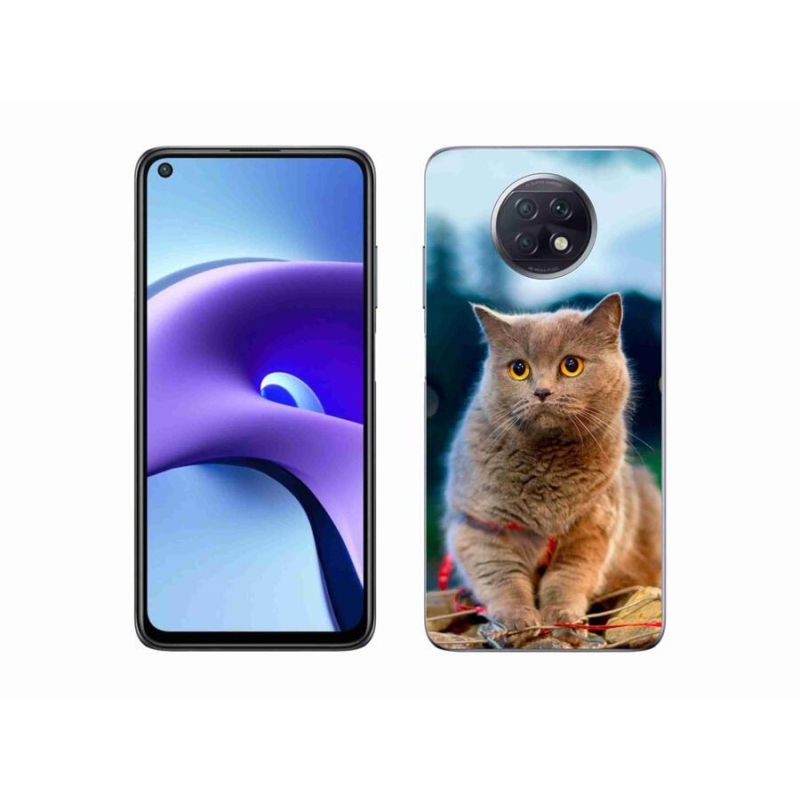 Gelový kryt mmCase na mobil Xiaomi Redmi Note 9T 5G - britská modrá 2