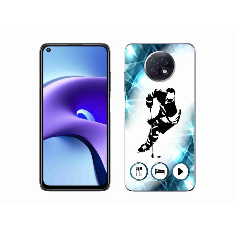 Gelový kryt mmCase na mobil Xiaomi Redmi Note 9T 5G - hokej 1