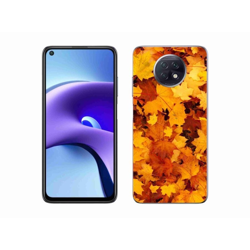 Gelový kryt mmCase na mobil Xiaomi Redmi Note 9T 5G - javorové listy
