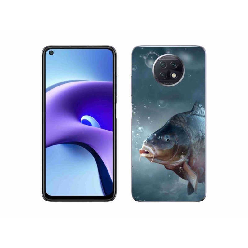 Gelový kryt mmCase na mobil Xiaomi Redmi Note 9T 5G - kapr a bublinky