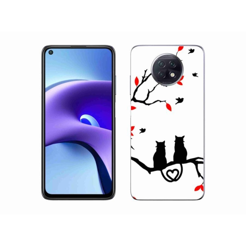Gelový kryt mmCase na mobil Xiaomi Redmi Note 9T 5G - kočičí láska
