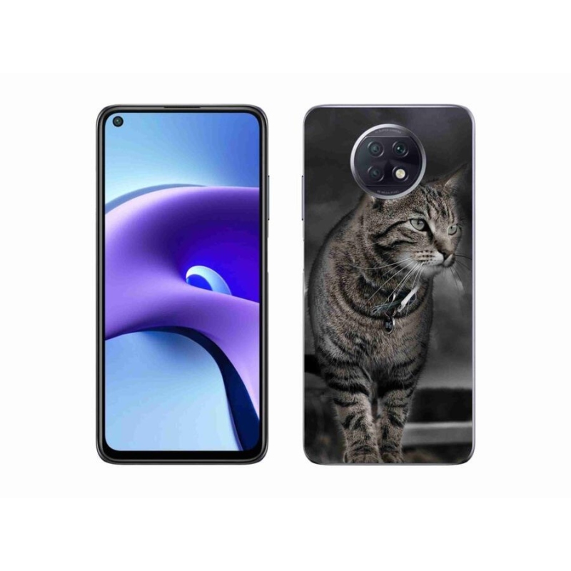 Gelový kryt mmCase na mobil Xiaomi Redmi Note 9T 5G - kočka