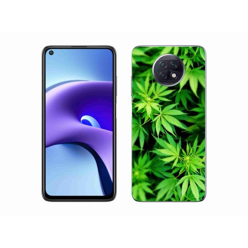 Gelový kryt mmCase na mobil Xiaomi Redmi Note 9T 5G - konopí 3