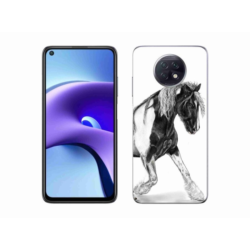 Gelový kryt mmCase na mobil Xiaomi Redmi Note 9T 5G - kůň