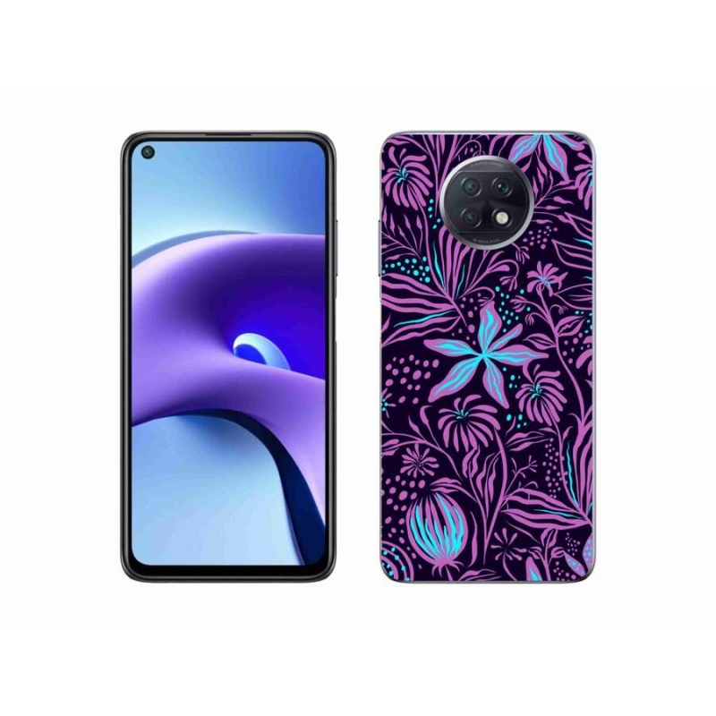 Gelový kryt mmCase na mobil Xiaomi Redmi Note 9T 5G - květiny 2