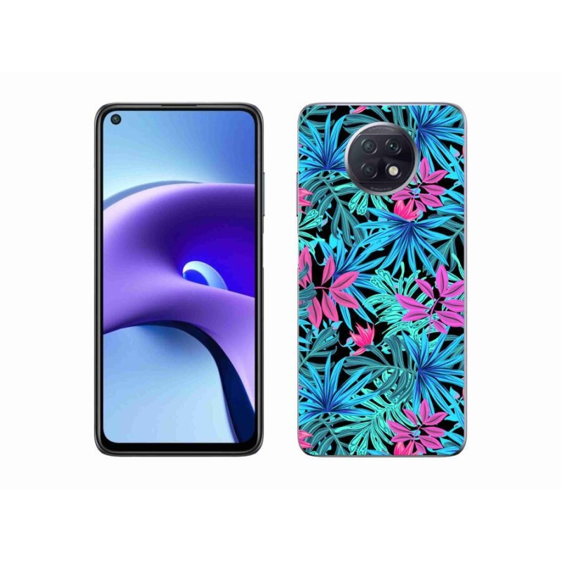 Gelový kryt mmCase na mobil Xiaomi Redmi Note 9T 5G - květiny 3