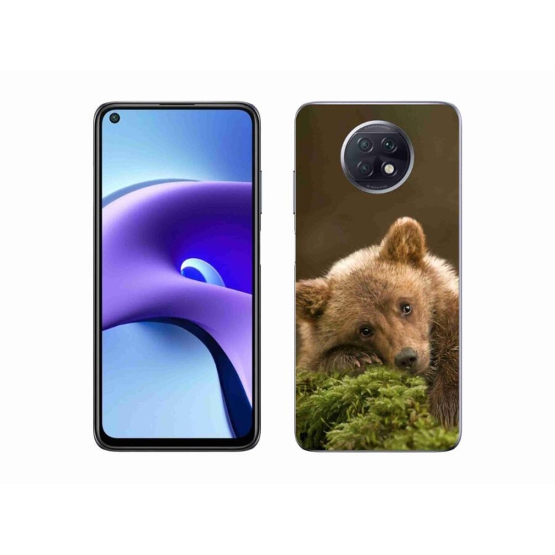 Gelový kryt mmCase na mobil Xiaomi Redmi Note 9T 5G - medvěd