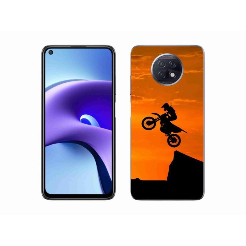 Gelový kryt mmCase na mobil Xiaomi Redmi Note 9T 5G - motocross