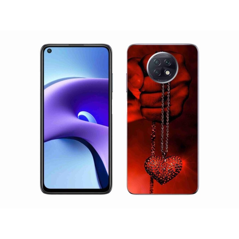 Gelový kryt mmCase na mobil Xiaomi Redmi Note 9T 5G - náhrdelník