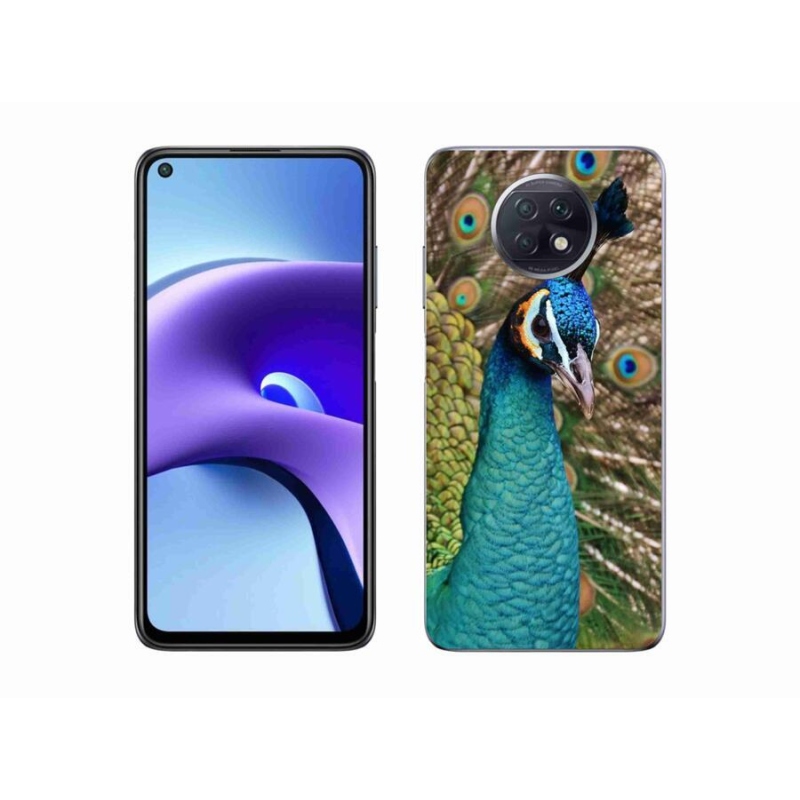 Gelový kryt mmCase na mobil Xiaomi Redmi Note 9T 5G - páv