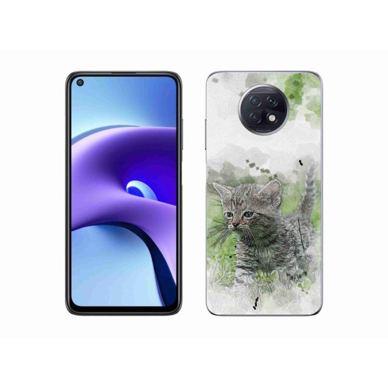 Gelový kryt mmCase na mobil Xiaomi Redmi Note 9T 5G - roztomilé kotě 1