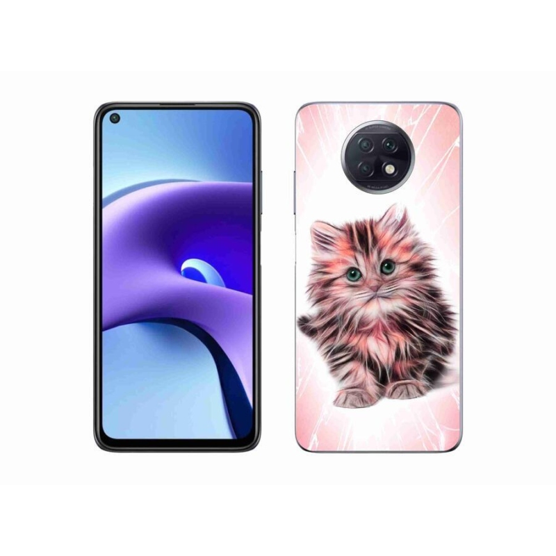 Gelový kryt mmCase na mobil Xiaomi Redmi Note 9T 5G - roztomilé kotě