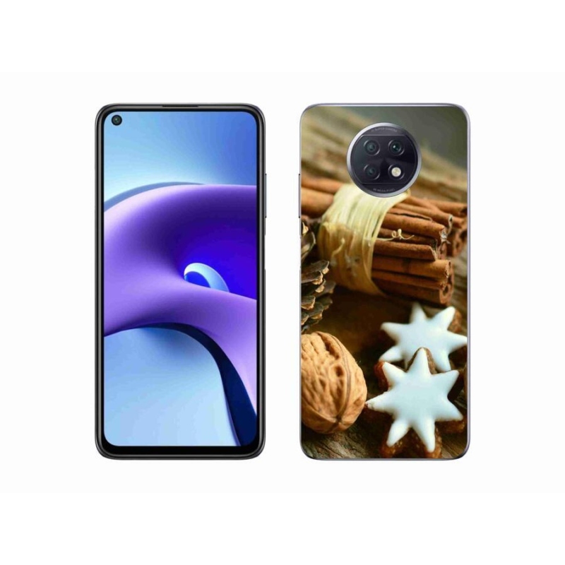 Gelový kryt mmCase na mobil Xiaomi Redmi Note 9T 5G - skořice a perníčky