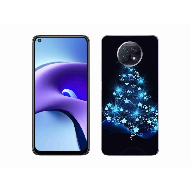 Gelový kryt mmCase na mobil Xiaomi Redmi Note 9T 5G - vánoční stromek