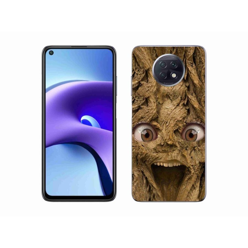 Gelový kryt mmCase na mobil Xiaomi Redmi Note 9T 5G - veselý strom s očima