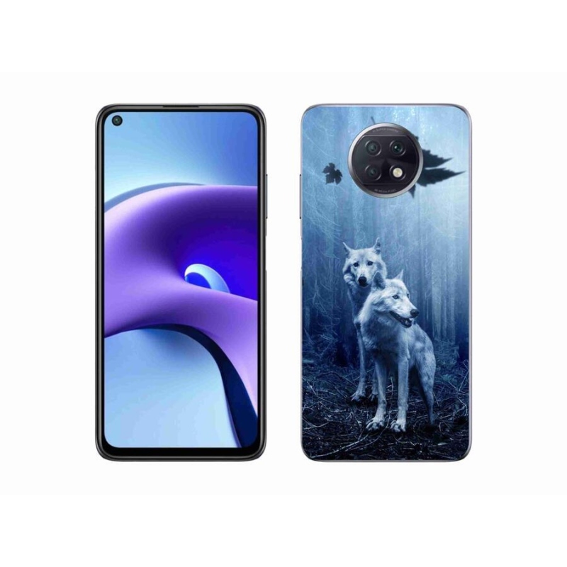 Gelový kryt mmCase na mobil Xiaomi Redmi Note 9T 5G - vlci v lese
