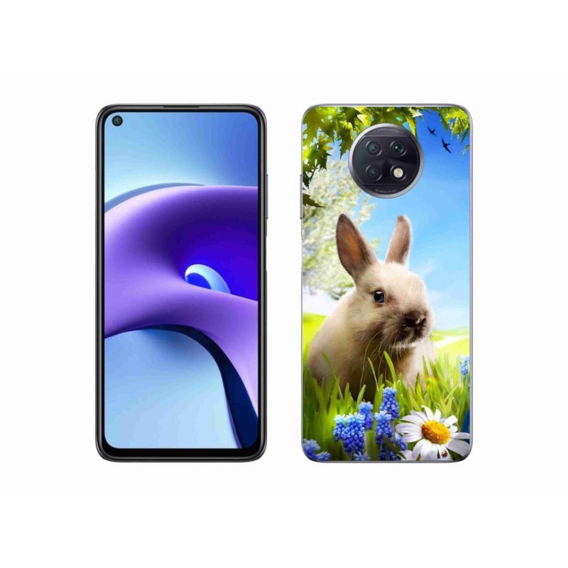 Gelový kryt mmCase na mobil Xiaomi Redmi Note 9T 5G - zajíček