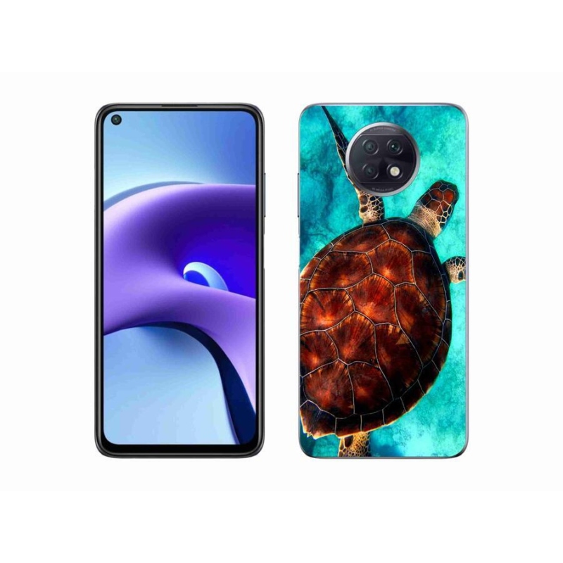 Gelový kryt mmCase na mobil Xiaomi Redmi Note 9T 5G - želva
