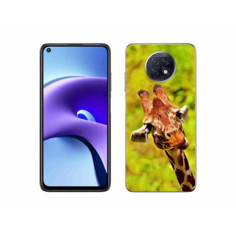 Gelový kryt mmCase na mobil Xiaomi Redmi Note 9T 5G - žirafa